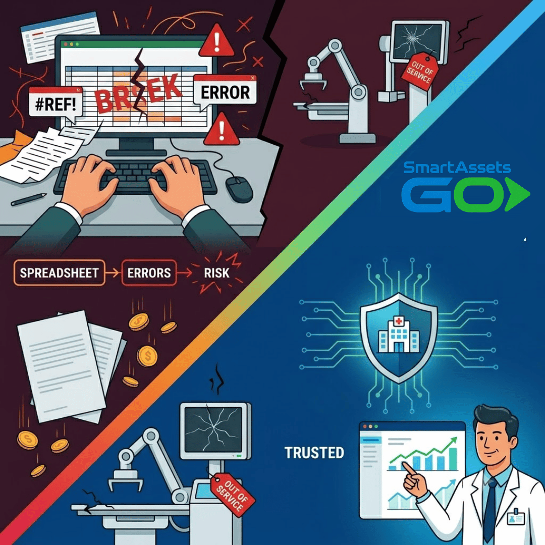 Healthcare Asset Tracking Illustration